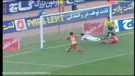 ویدئو فولاد0 پرسپولیس3 صدرنشینی مطلق قرمزها 