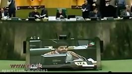 عصبانیت شدید نماینده فلاورجان در مجلس دست علی لاریجانی