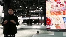 LG at CES 2017  LG SIGNATURE OLED TV W