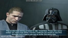 گیم پلی بازی پارت اول starwars the force unleashed 2