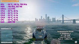 Watch Dogs 2 GT 730 i5 4690k4.5 Lowest settings 3 resolutions FPS test