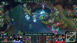 MSF vs GIA Highlights Game 3 EU LCS 2017 Spring W1D2 Misfits vs Giants Gaming