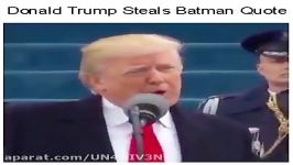 نقل قول دونالد ترامپ شخصیت بین در Batman
