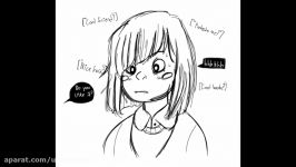 Frisk and Chara Undertale Comic