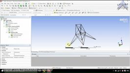 تحلیل سازه سه بعدی در نرم افزار Ansys