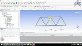 تحلیل خرپا در نرم افزار Ansys