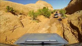 Range Rover on Hells Revenge  Moab Offroad GoPro