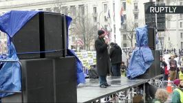 Protests against Trump’s inauguration in Washington DC Streamed live