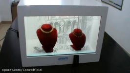 TRANSPARENT LCD JEWELLERY SHOWCASE