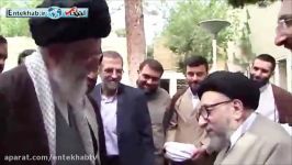 فیلم گفتگوی صمیمانه آیت الله خسروشاهی رهبرانقلاب