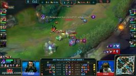 CLG vs TL Highlights Game 1 NA LCS 2017 Spring W1D2 Counter Logic Gaming vs Team Liquid