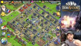 DomiNations Global Age 2 Star Attack on Level 187 Global Age Base