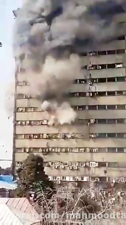 ساختمان پلاسکو آتش گرفت یا منفجر شد؟ فیلم رو ببینید خودتون قضاوت کنید
