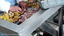 www.Rasti.ir chicken gizzard processor پوستکن سنگدان