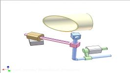 Mechanism for drawing intersection of cylinder and plane 1