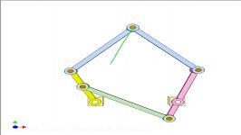 Straight line drawing mechanism 4b