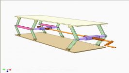 Double parallelogram mechanism 4