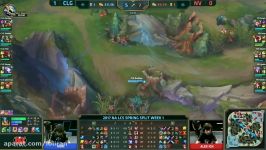 NV vs CLG Highlights Game 2 NA LCS 2017 Spring W1D3 Team Envyus vs Counter Logic Gaming