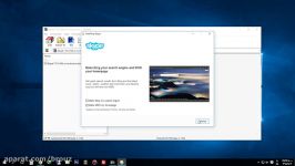 آموزش ویدئویی نصب نرم افزار تماس تصویری Skype
