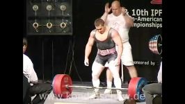 370KG ددلیفت توسط فرایدن ایون در مسابقات IPF جهانی 2005