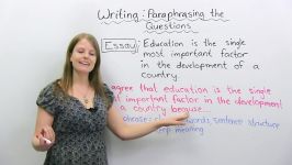 How to write a good essay Paraphrasing the question