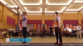 Gye Dong Hyun v Kim Jae Hyeong – Recurve Mens Gold Final Bangkok 2016