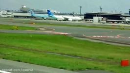 Cockpit view  KLM 777 200 Landing at Narita International Airport Narita  NRT