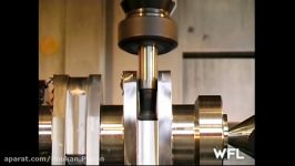 HYPNOTIC Video of Extreme Lathe Machine Tool WFL M60 CNC Industrial Machine