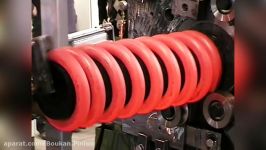 HYPNOTIC Video Red Hot Steel Inside Extreme Forging Factory Very Large Spring