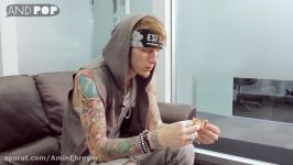 Machine Gun Kelly Rolls a Canon During Interview