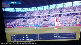 ضربه ازاد زیبا در بازی pes 2017