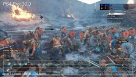 تست فریم For Honor روی PS4 PS4 Pro