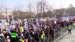 Hijab is personal experience Thousands march against ‘sexist