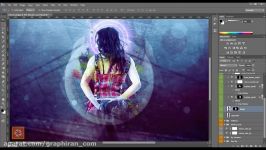 Abstract Portrait Photoshop Action