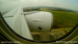 EXTREME ABORTED LANDING  777 300 Air France in Paris CDG airport