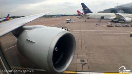 GE90 ENGINE ROAR  Singapore Airlines 777 300ER Takeoff from Manchester Airport