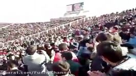 شادی رقص ملت آزربایجان در استادیوم سهند