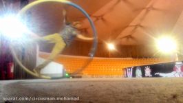 اولین مرد حلقه ایران cyr wheel ...poobon music ..