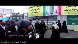 آقا سید مجتبی خامنه ای در راهپیمایی22 بهمن