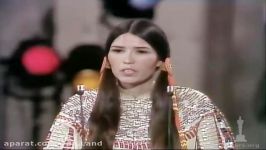 مارلون براندو برنده اسکار 1973 برای بازی در پدرخوانده