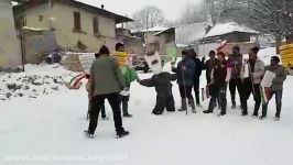 راهپیمایی مردم محروم روستای پیته نو استان مازندران