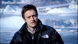 Ice lake drag race  Richard Hammond Tomcat v engine powered canoe  Top Gear 