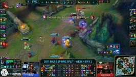 FNC vs VIT Highlights Game 3 EU LCS 2017 Spring W4D2 Fnatic vs Team Vitality