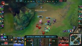 FNC vs VIT Highlights Game 2 EU LCS 2017 Spring W4D2 Fnatic vs Team Vitality