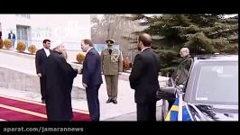 استقبال رسمی دکتر روحانی نخست وزیر سوئد در سعدآباد