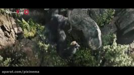 سکانس نبرد کینگ کونگ دایناسورها در فیلم کینگ کونگ