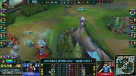 UOL vs GIA Highlights Game 1 EU LCS 2017 Spring W4D1 Unicorns Of Love vs Giants