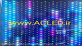 پرده LED کلاهی هفت رنگ نا منظم AC