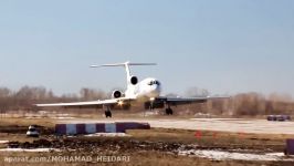 فرود وحشتناک Tupolev Tu 154