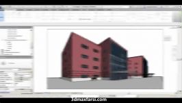 آموزش View گیری مقطع پوستر ارائه کردن پروژهای رویت Revit